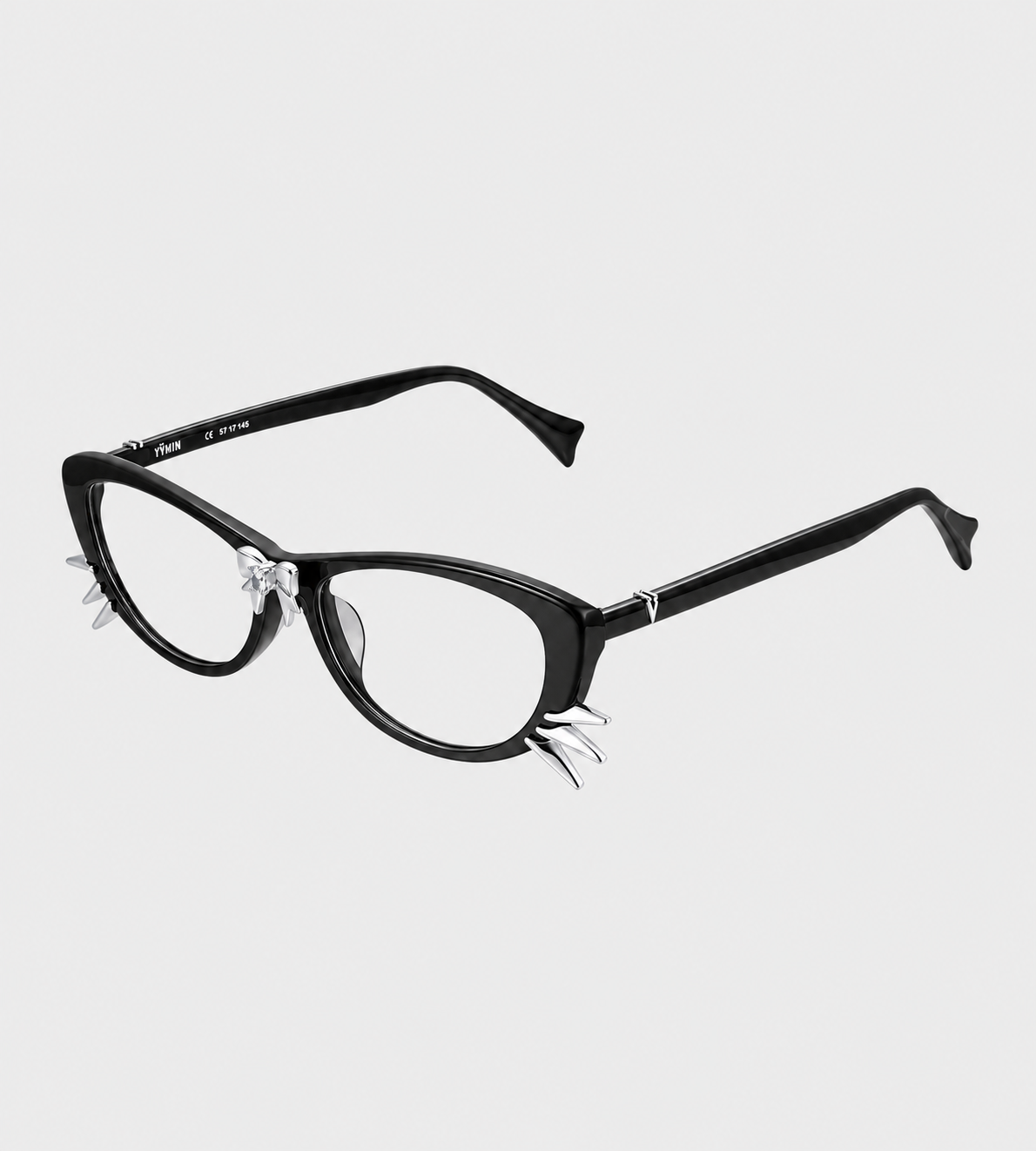 YVMIN - Bowknot Kitten Whisker Glasses Black