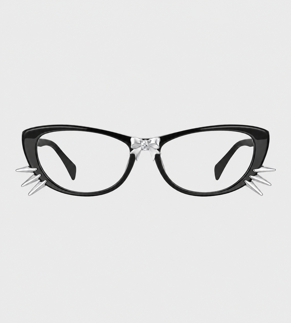 YVMIN - Bowknot Kitten Whisker Glasses Black