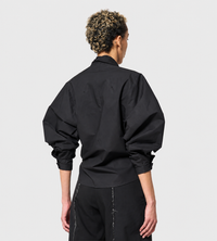 Giovanni Cavagna - Deconstructive Silk Shirt Black