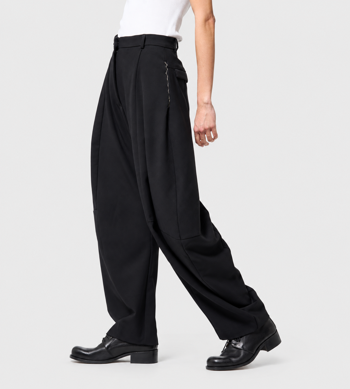 Giovanni Cavagna - Cocoon Trousers Black