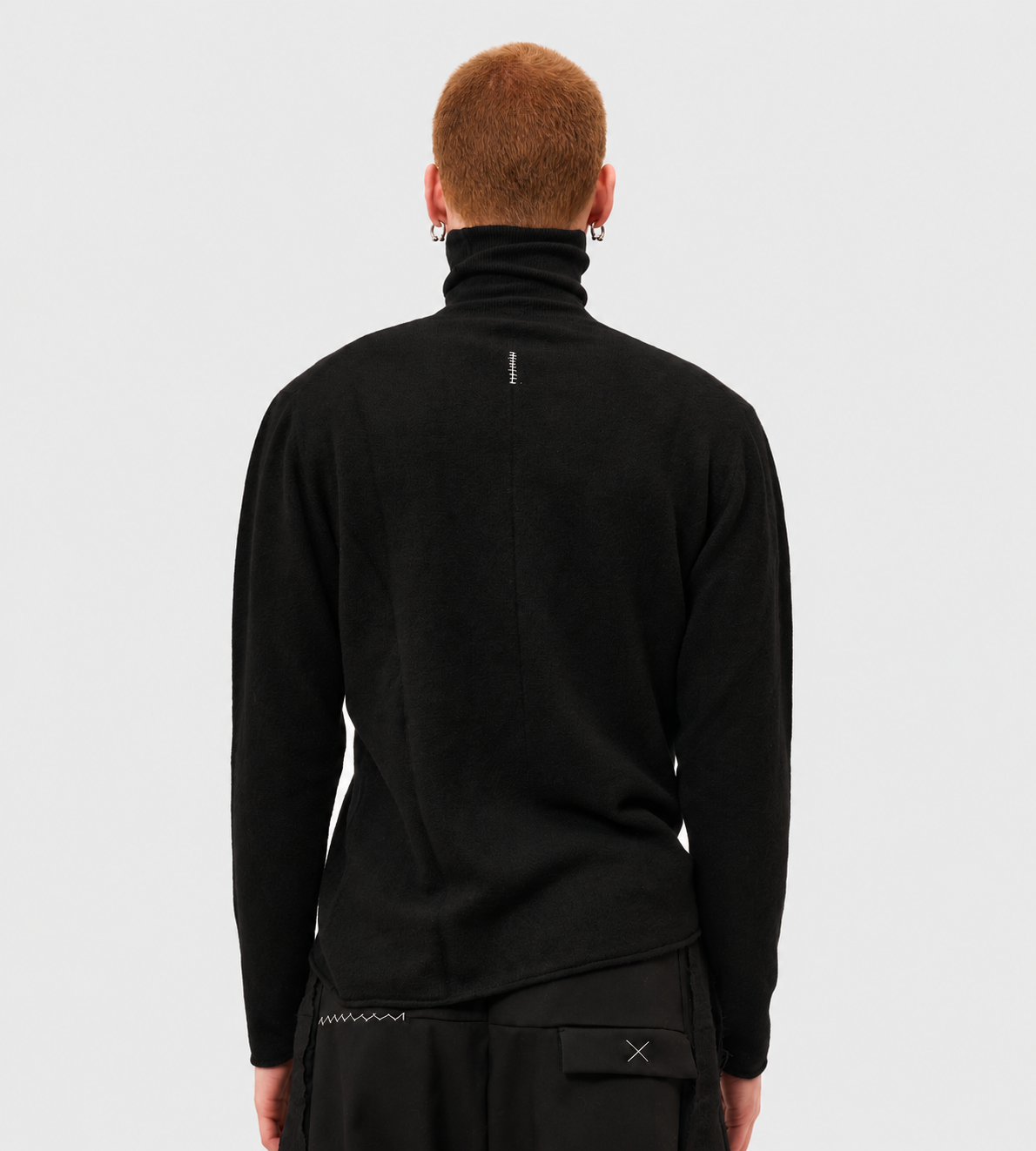 Cashmere Turtleneck Top Black