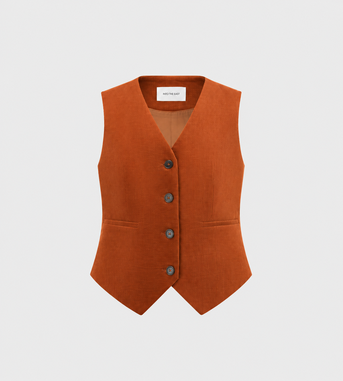 INTO THE EAST - Corduroy Vest Orange