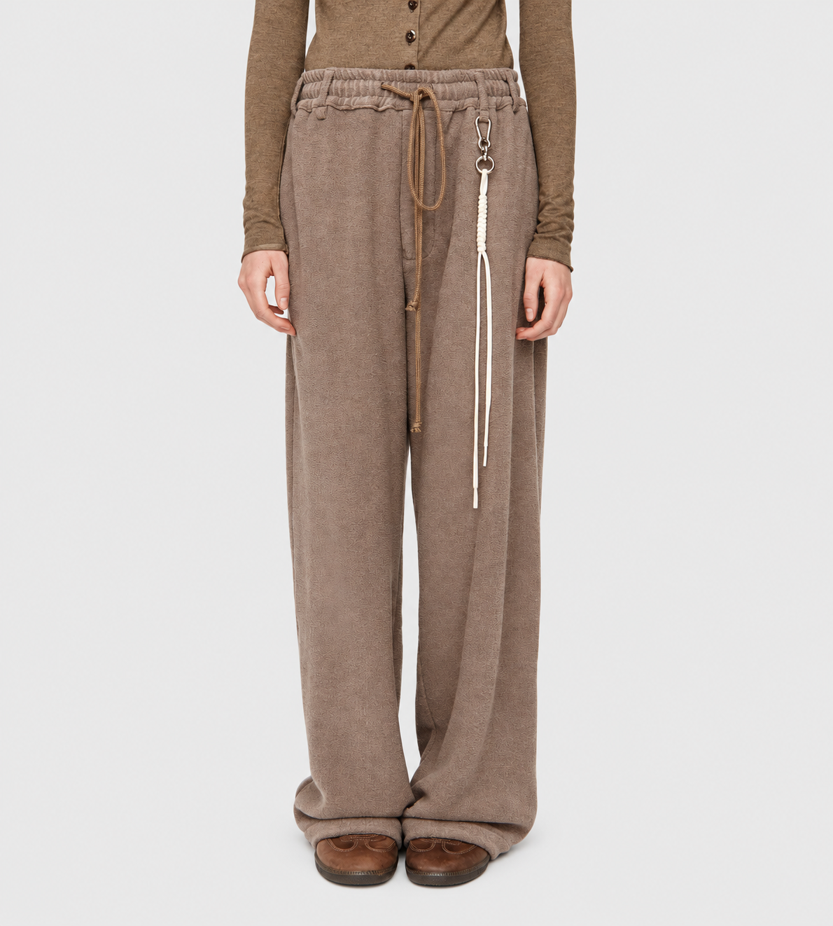 Fleece Relaxed Lounge Pants Mauve