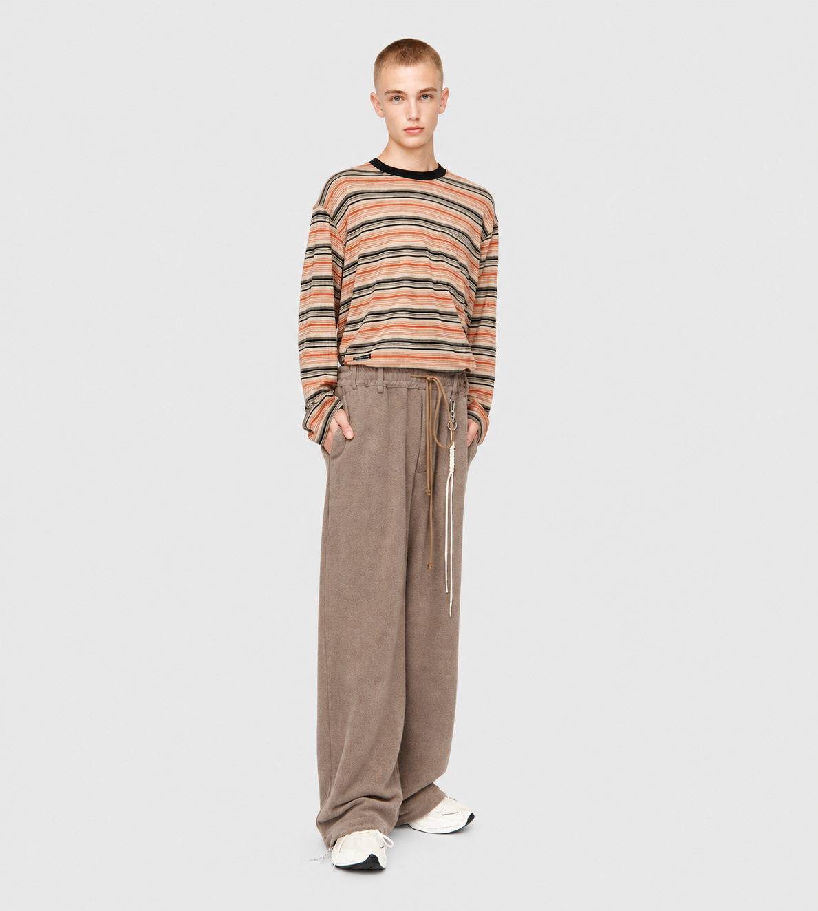 Fleece Relaxed Lounge Pants Mauve
