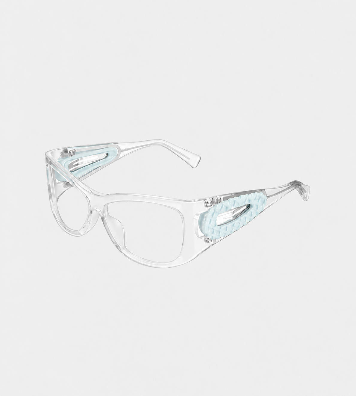 Hair Clip Sunglasses Transparent