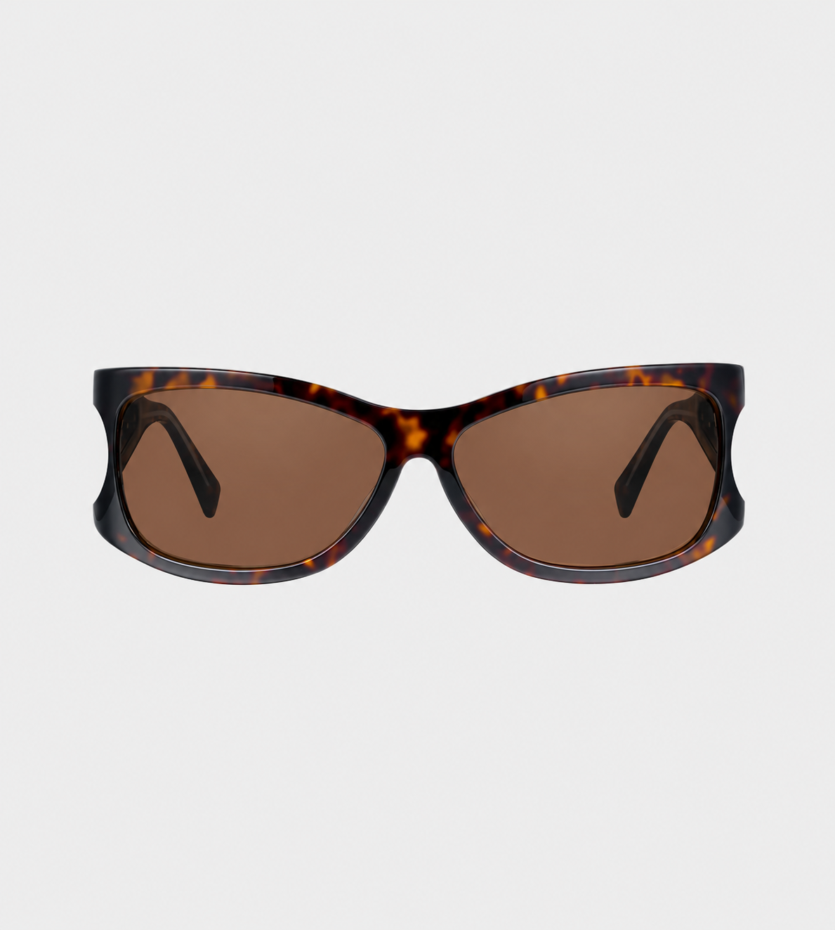 Hair Clip Sunglasses Brown