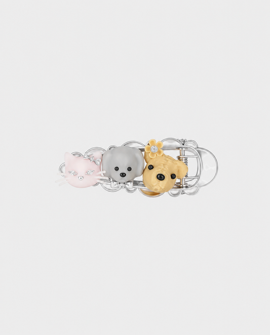 YVMIN - Glasses Animals Hair Clip Multi color
