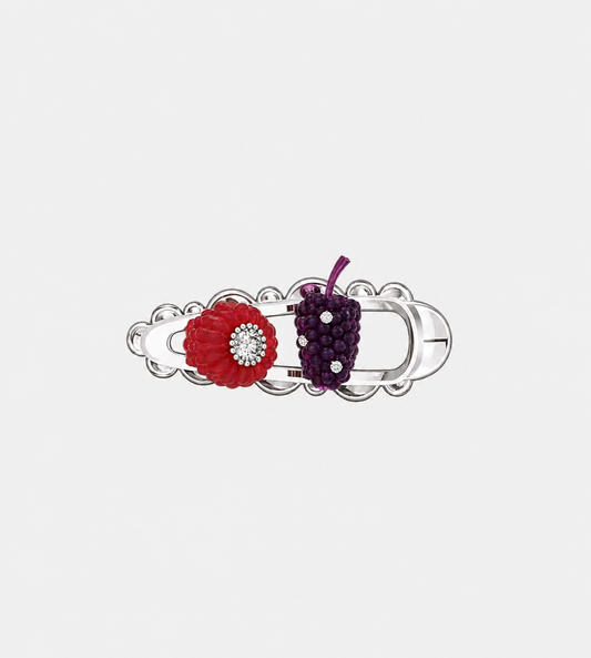 YVMIN - Glasses Fruits Hair Clip Light Purple