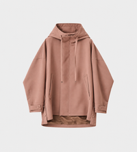 UJOH - Hood Zip Blouson Rosy Brown