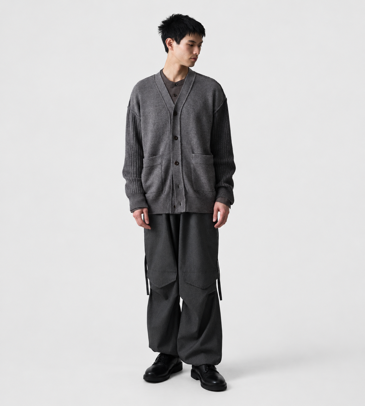 UJOH - Draw Cord Utility Pants Black – WDLT117