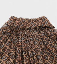 INTO THE EAST - Diamond Lattice Twill Top Rusty Brown