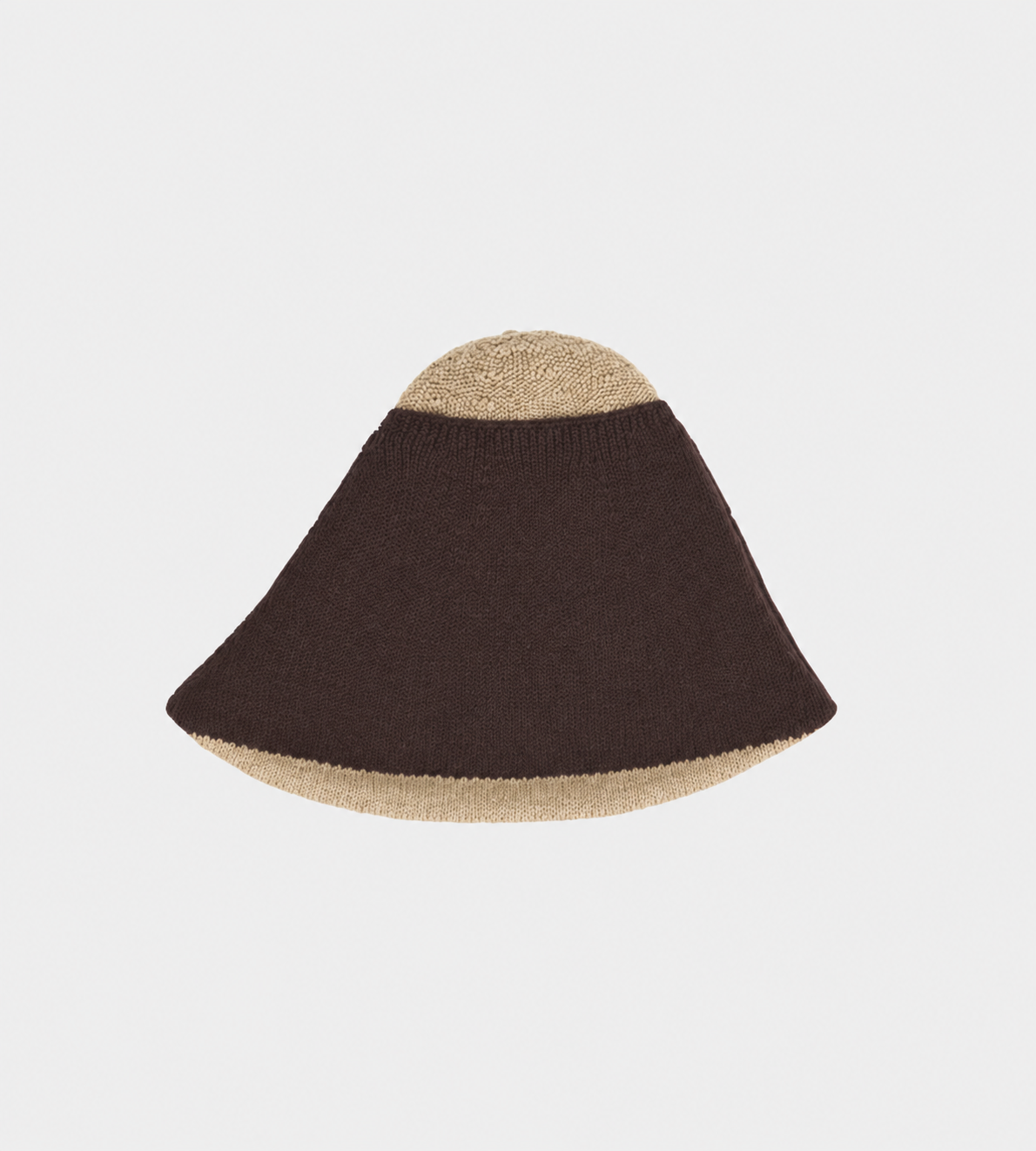 HOMME PLISSE ISSEY MIYAKE - Winter Gear Color Block Beanie Beige