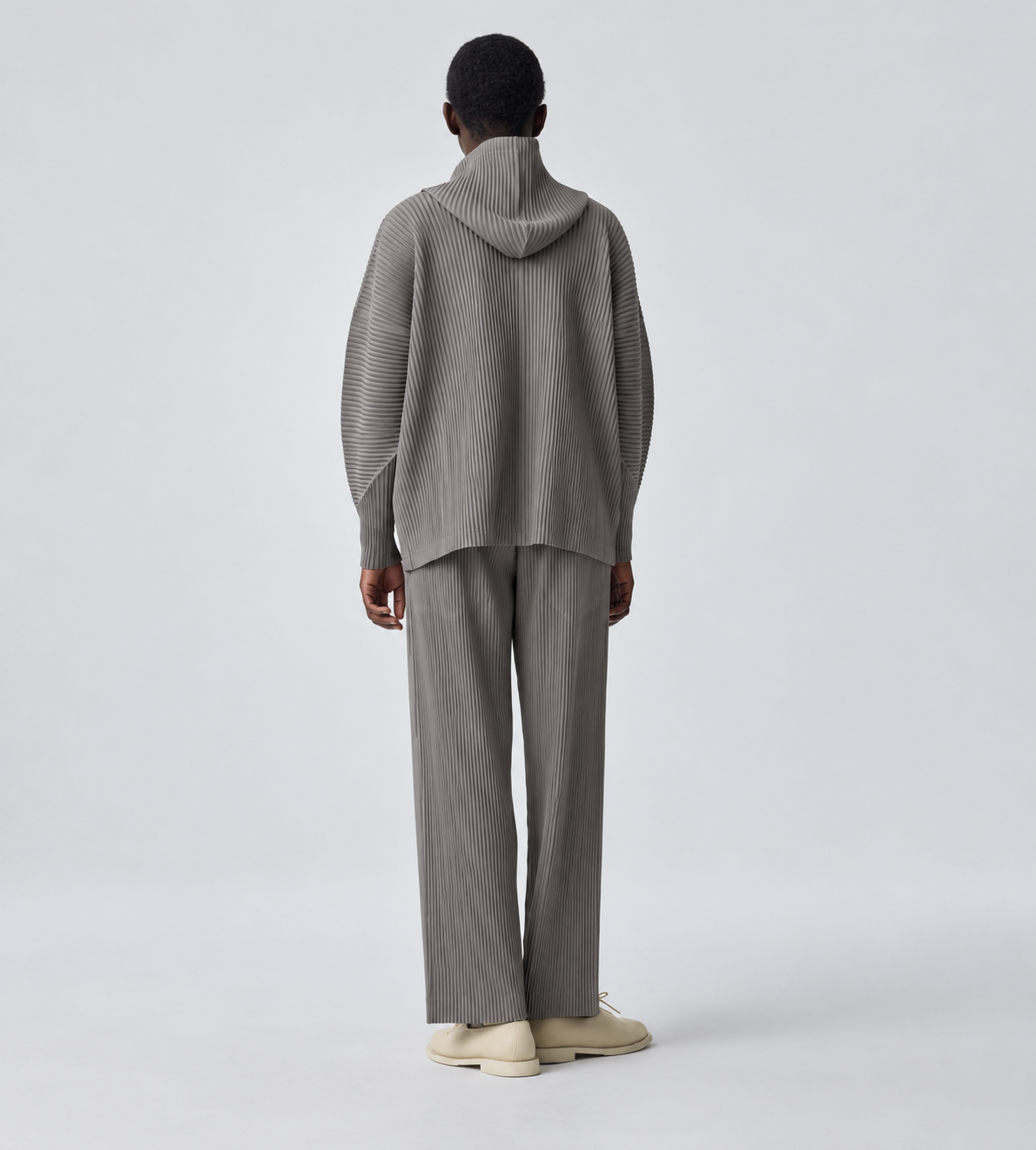 HOMME PLISSE ISSEY MIYAKE - Monthly Colors Straight-Leg Pants Dim Gray