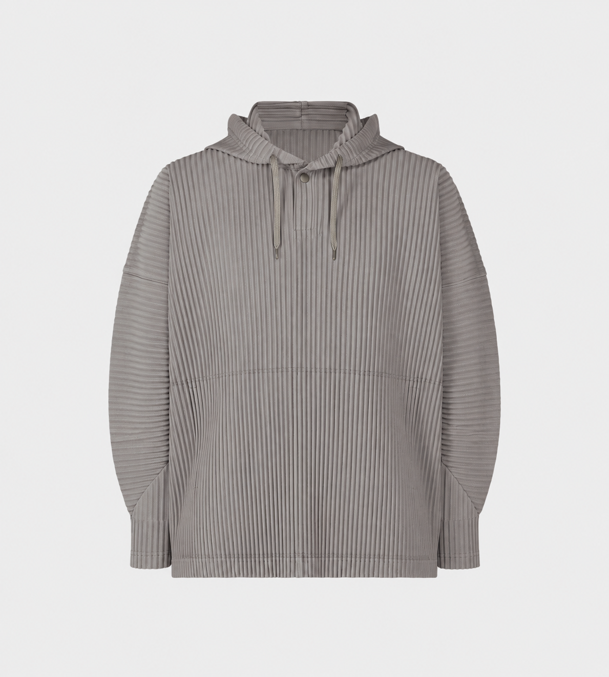 HOMME PLISSE ISSEY MIYAKE - Monthly Colors Pleated Hoodie Dim Grey
