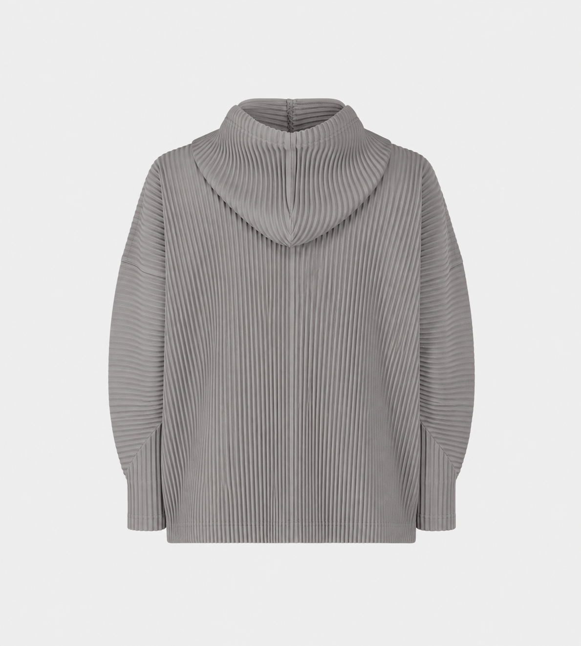 Monthly Colors Pleated Hoodie Dim Grey