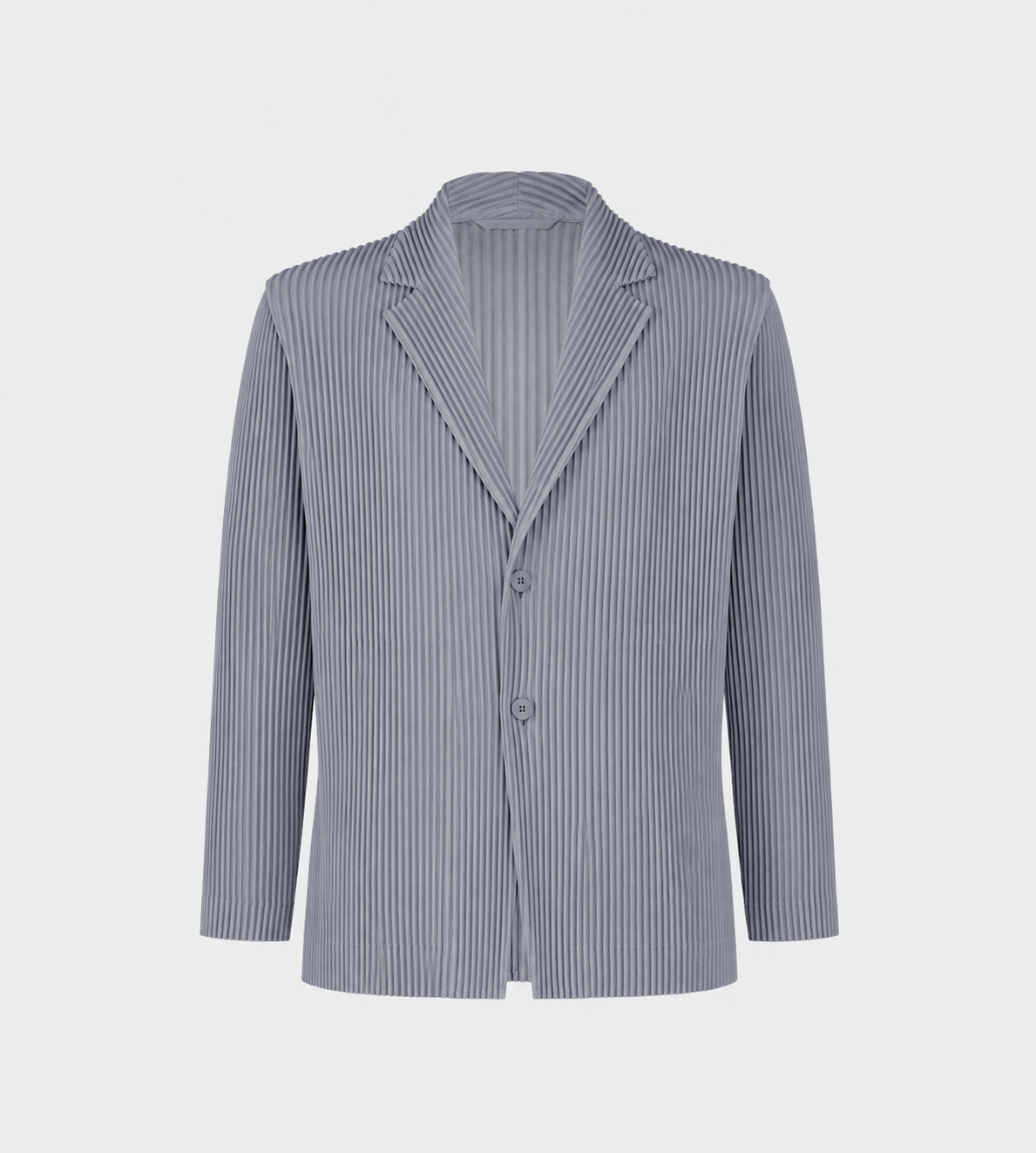 HOMME PLISSE ISSEY MIYAKE - Kersey Pleats Jacket Blue Grey
