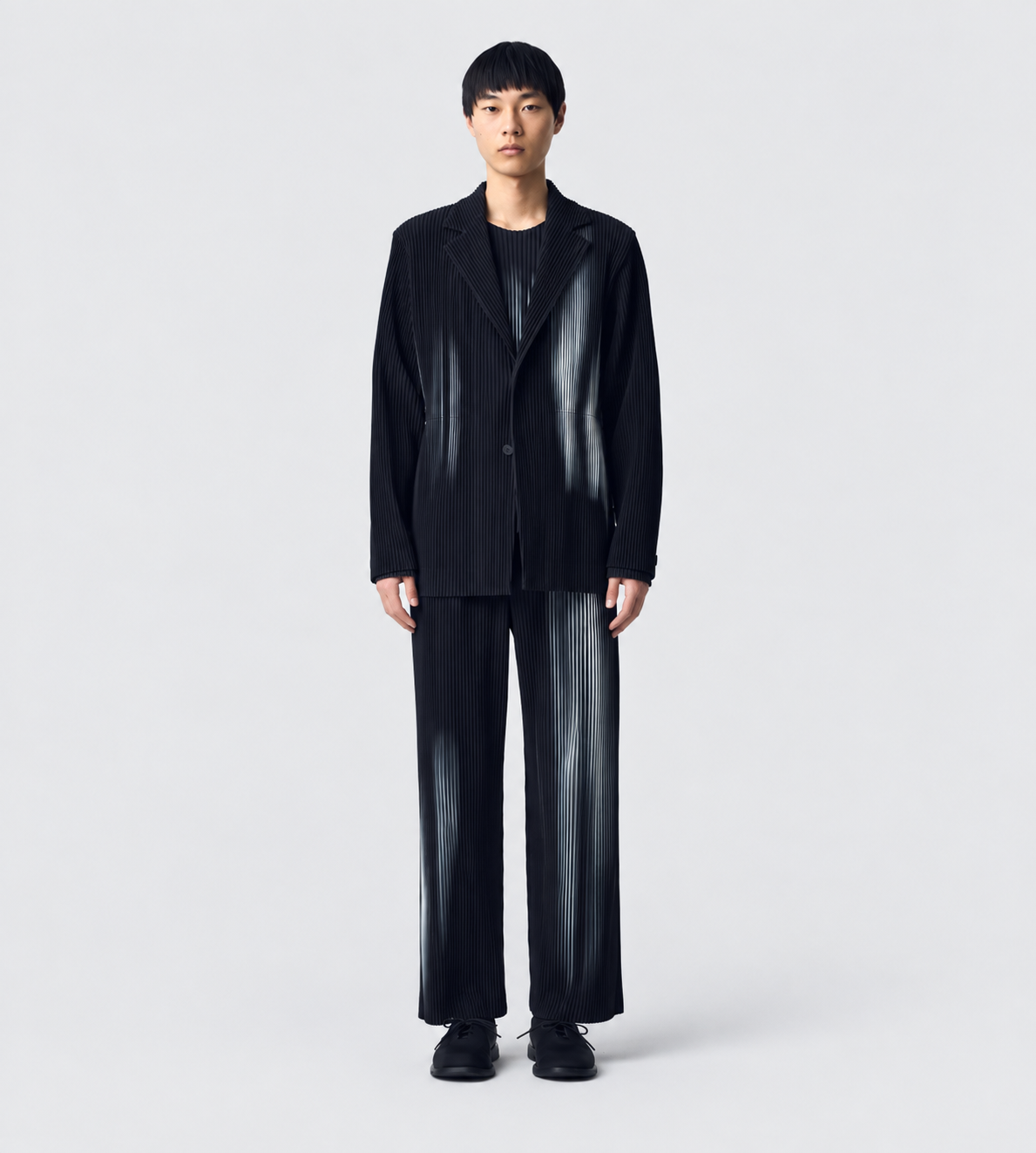 In the Shadow Pleated Jacket Shadow Black