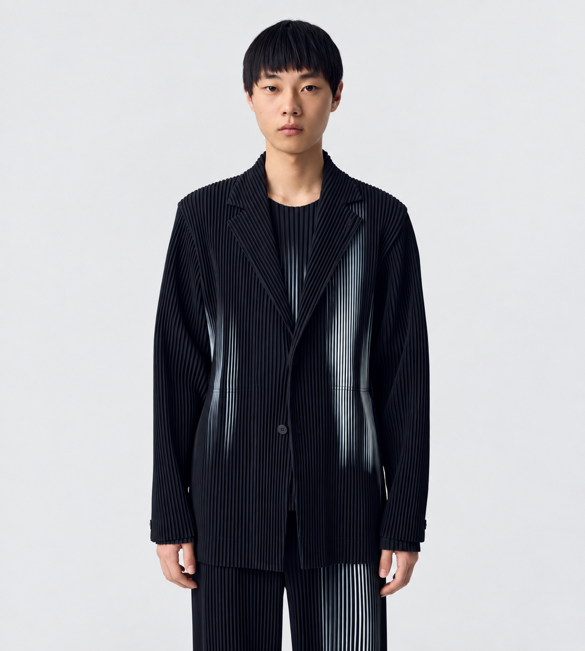 HOMME PLISSE ISSEY MIYAKE - In the Shadow Pleated Jacket Shadow Black