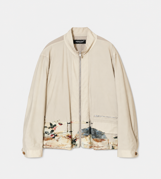 UNDERCOVER - Prints Padded Jacket Gray Beige