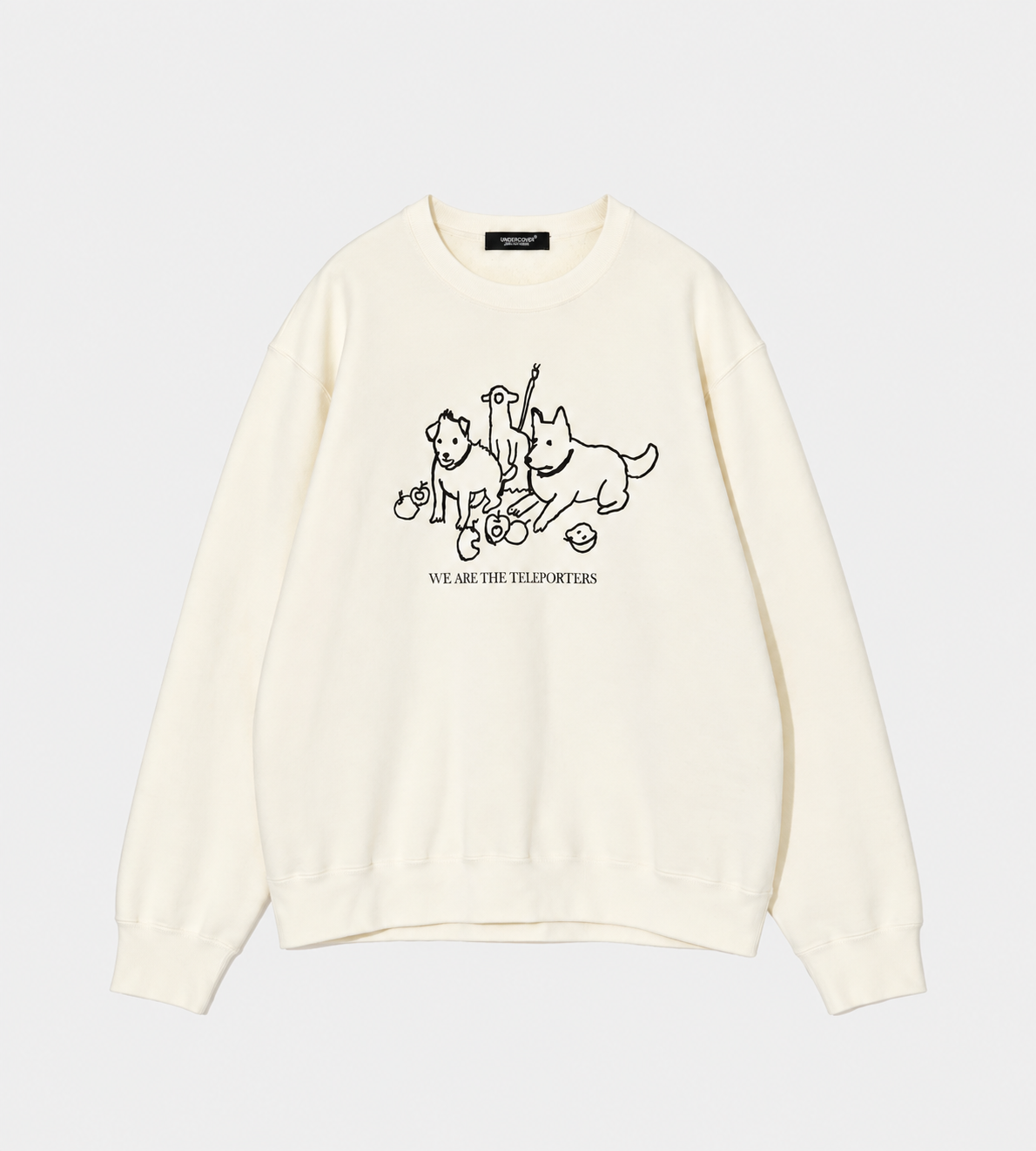 UNDERCOVER - “We Are the Teleporters” Graphic Sweatshirt Ivory