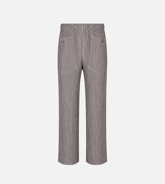 HOMME PLISSE ISSEY MIYAKE - Monthly Colors Straight-Leg Pants Dim Gray
