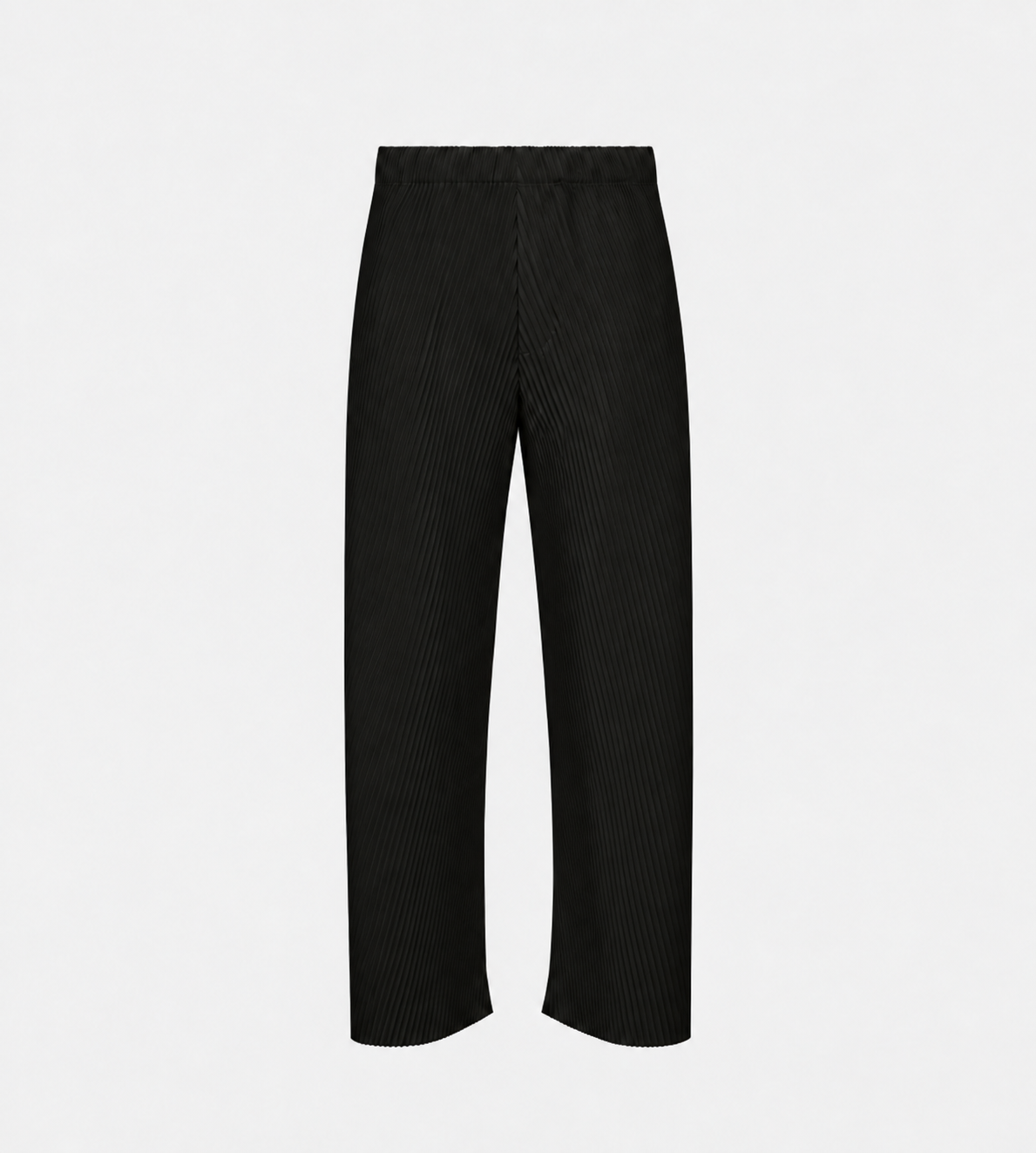 HOMME PLISSE ISSEY MIYAKE - SLASH straight Pants Blk