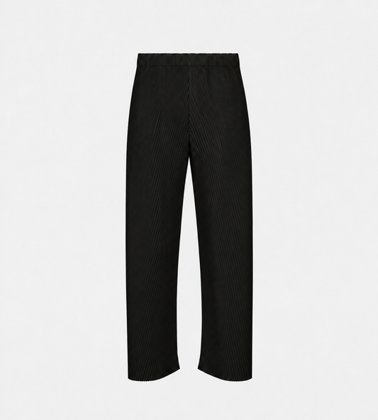 HOMME PLISSE ISSEY MIYAKE - SLASH straight Pants Blk