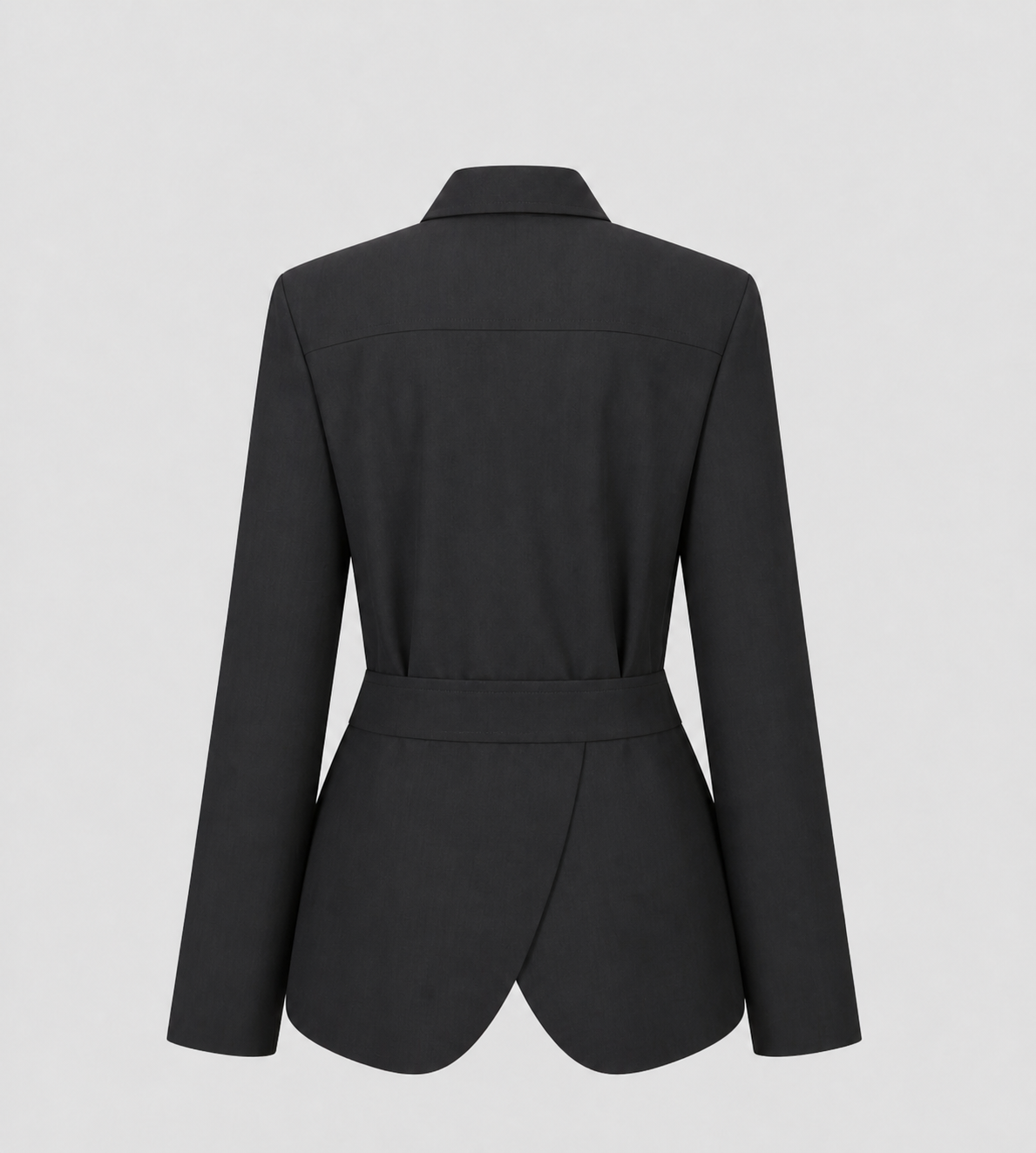 LITKOVSKA - Blouse With Suiting Detail Grey