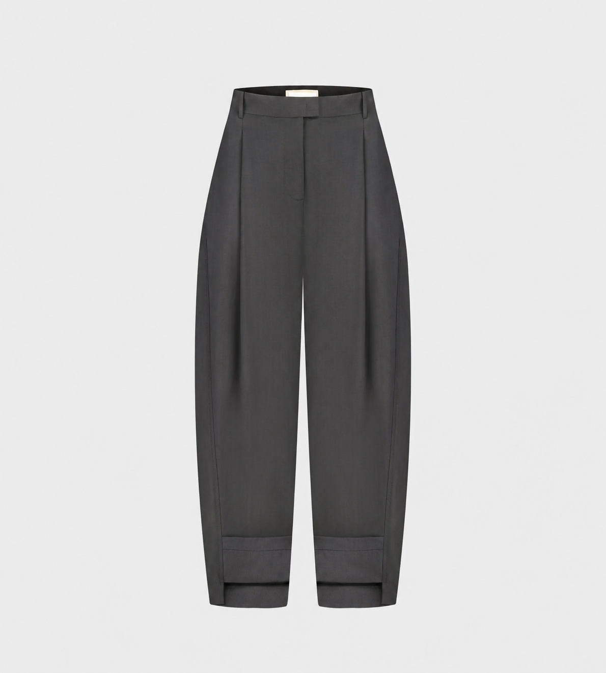 LITKOVSKA - Pleated Barrel-Leg Pants In Grey