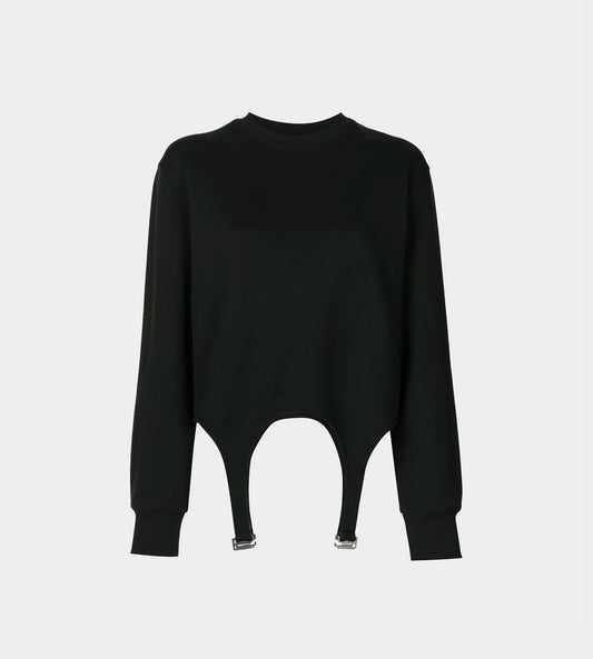 Dion Lee - Garter Sweatshirt Black