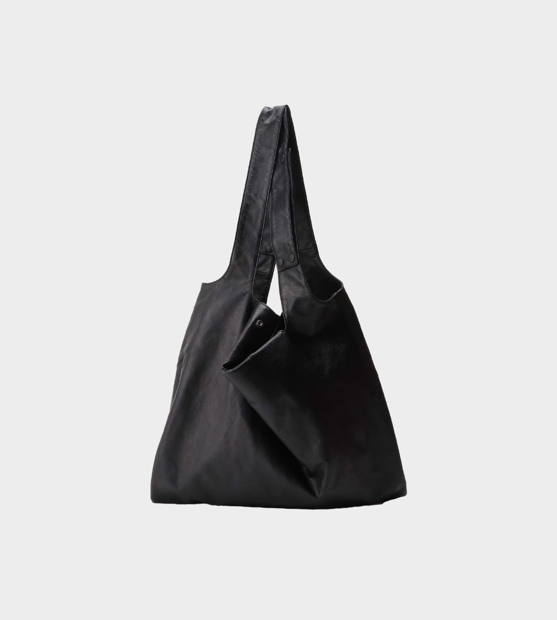 Discord by Yohji Yamamoto - Logo Leather Dot Tote Black