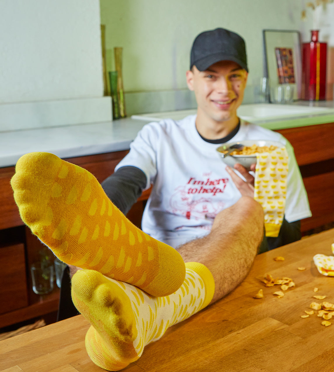 EAT MY SOCKS - Corn Flakes Socks - 1 Pair