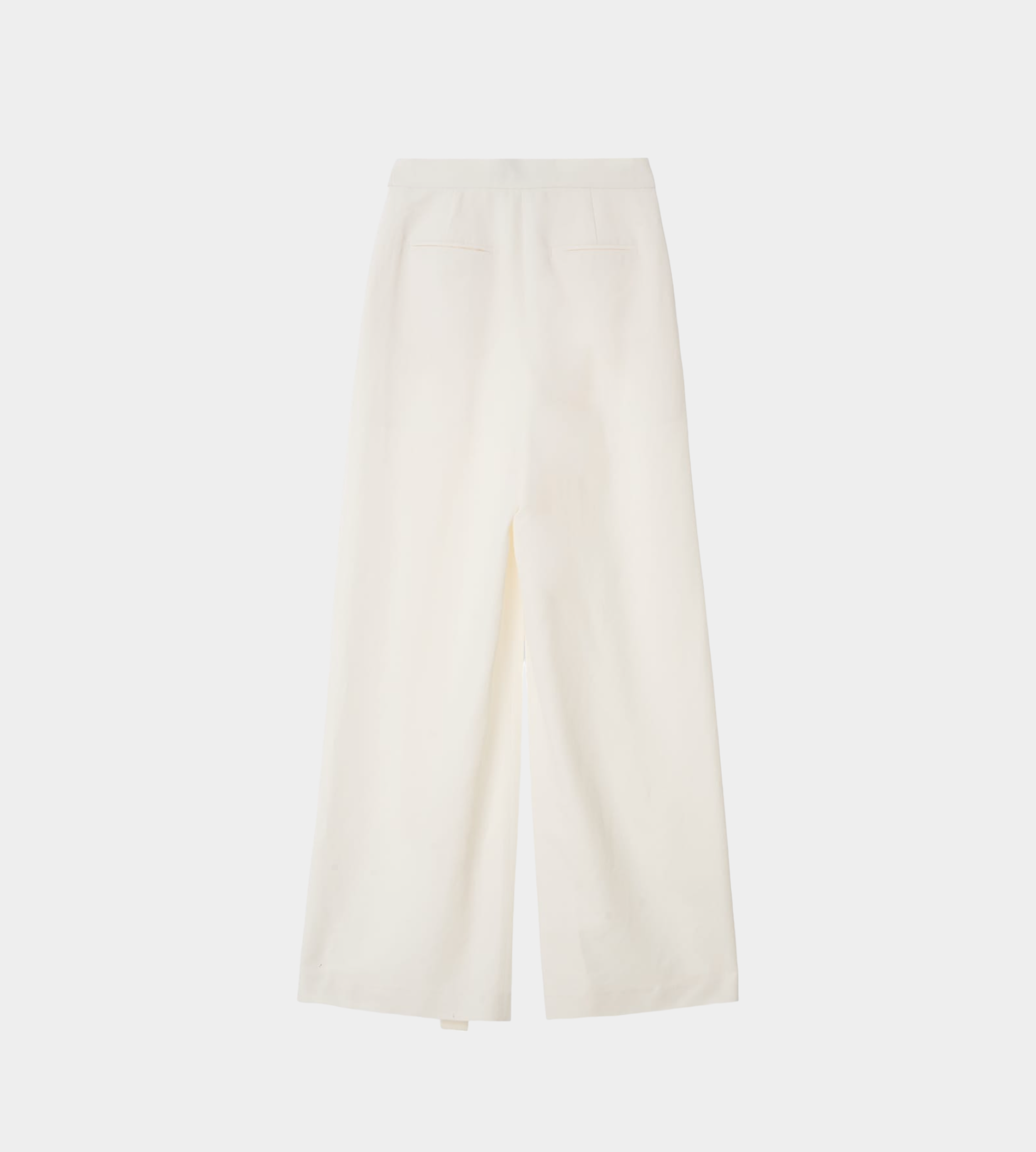 KIMHEKIM - Belted Wide Leg Trousers White
