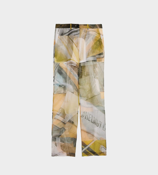 Helmut Lang - Printed Yellow Car Trousers