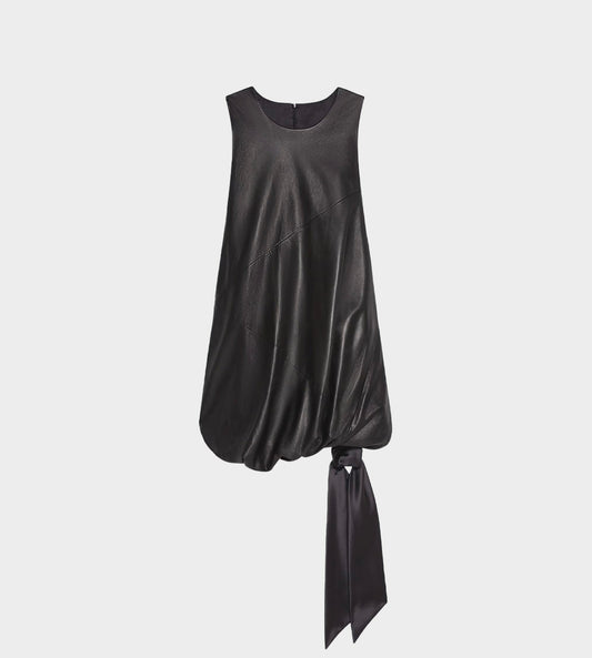 Helmut Lang - Nappa Bubble Dress Black