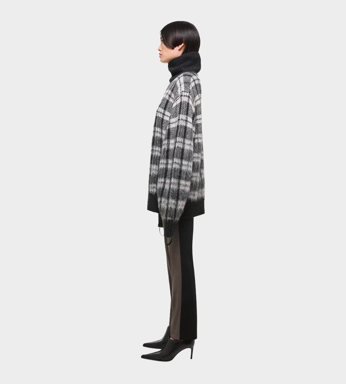 HELMUT LANG - Brushed Turtleneck Blk
