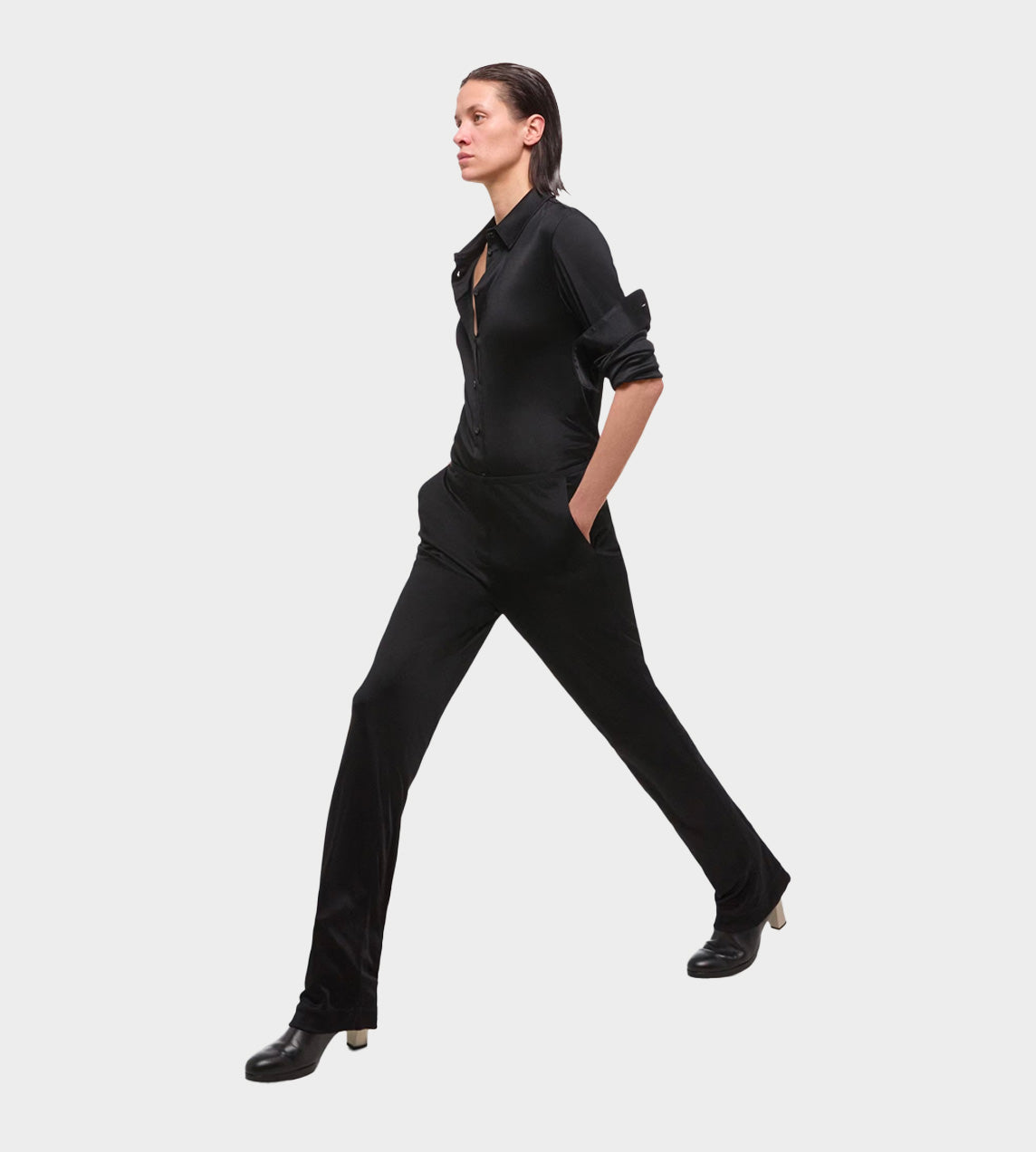 HELMUT LANG - Fluid Slim Shirt Blk