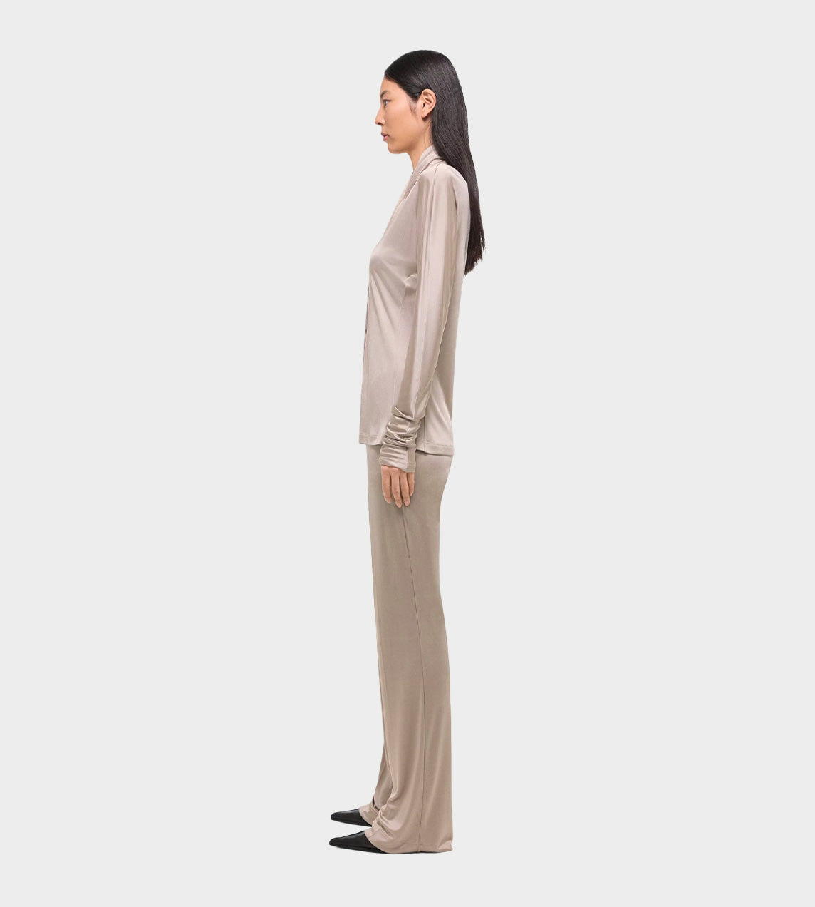HELMUT LANG - Infinity Long Sleeve Shirt Dune