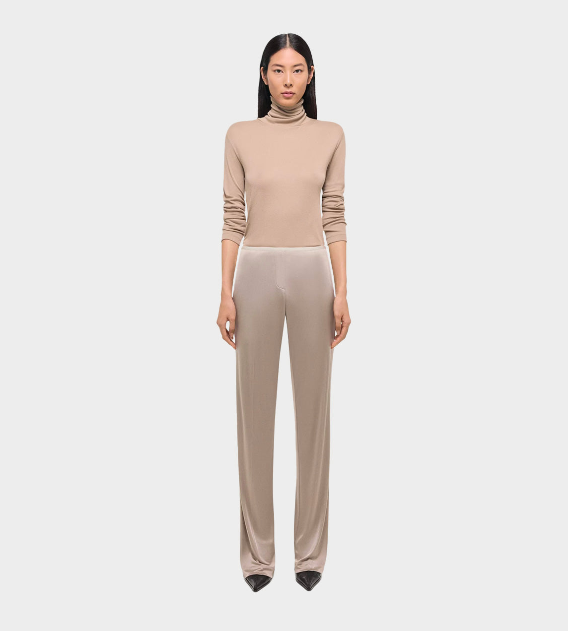 HELMUT LANG Fluid Car Trousers Dune WDLT117