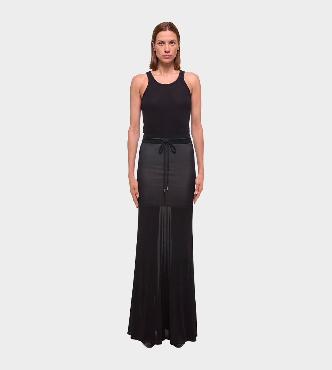 HELMUT LANG - Hosiery Maxi Skirt Blk