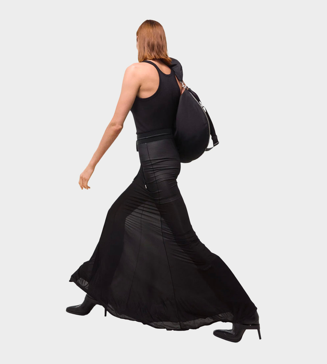 HELMUT LANG - Hosiery Maxi Skirt Blk