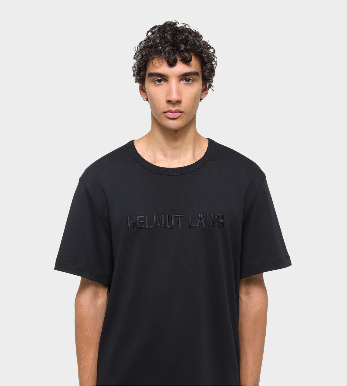 HELMUT LANG - Logo Tee Black