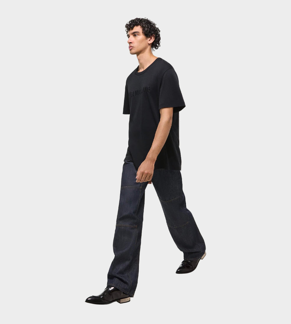 HELMUT LANG - Logo Tee Black