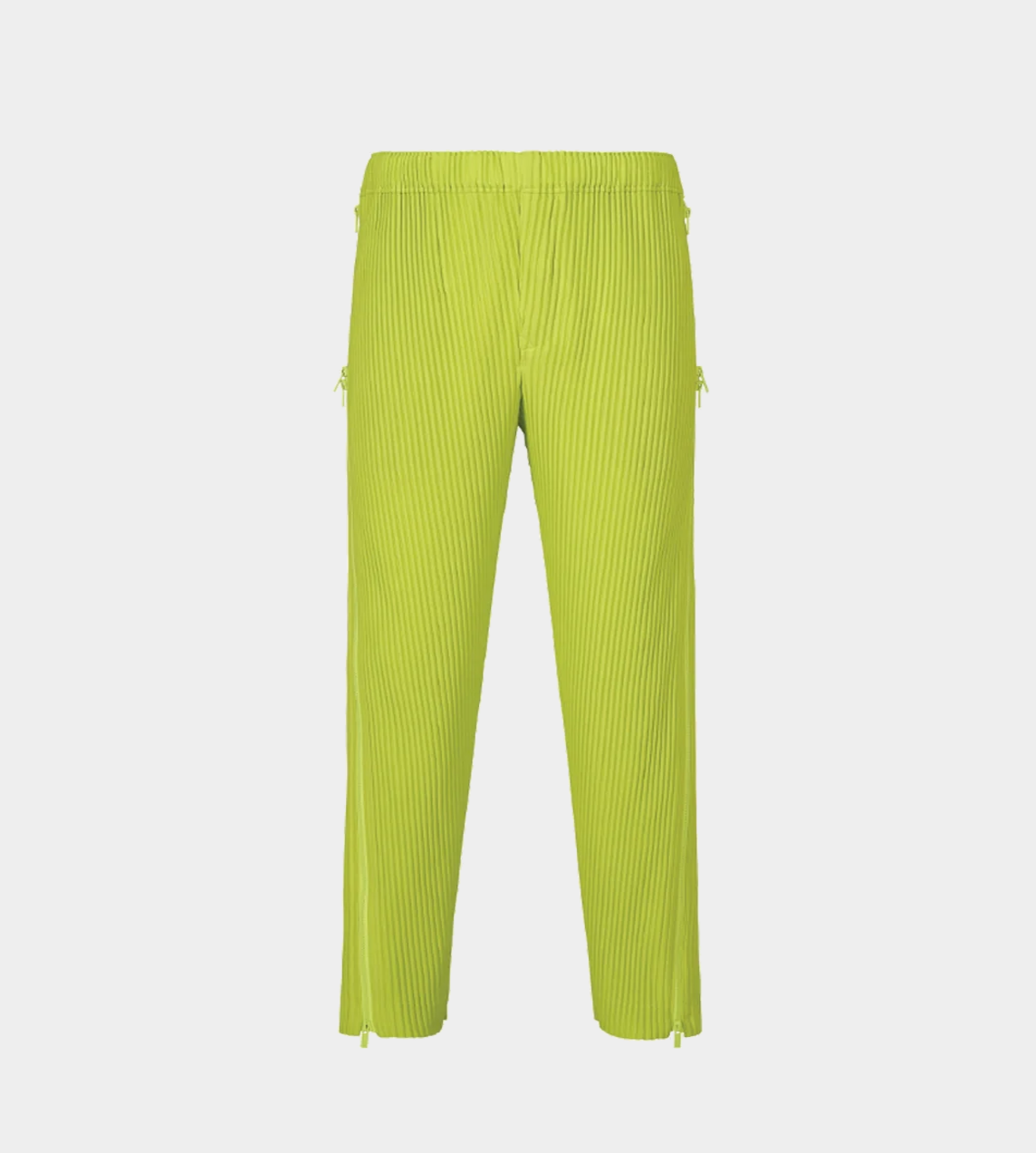 HOMME PLISSE ISSEY MIYAKE - Zipper-detailed Pants Citrine Yellow
