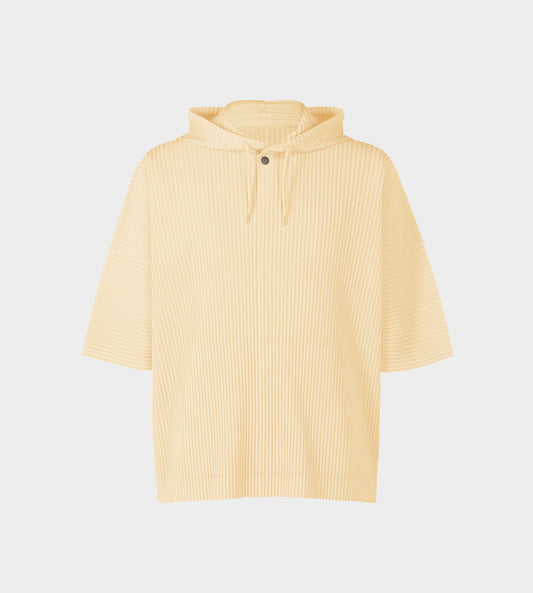 HOMME PLISSE ISSEY MIYAKE - MC June Pleated Short Sleeve Hoodie