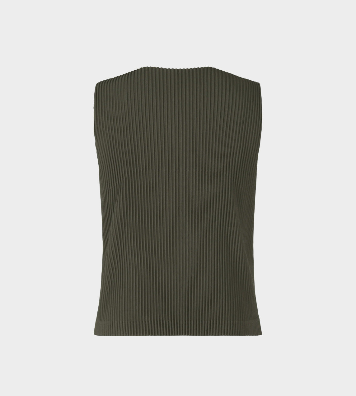 Homme Plisse Issey Miyake - Tailored Pleats Vest Ebony Khaki