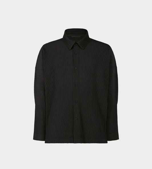 HOMME PLISSE ISSEY MIYAKE - Pleated Button-up Shirt