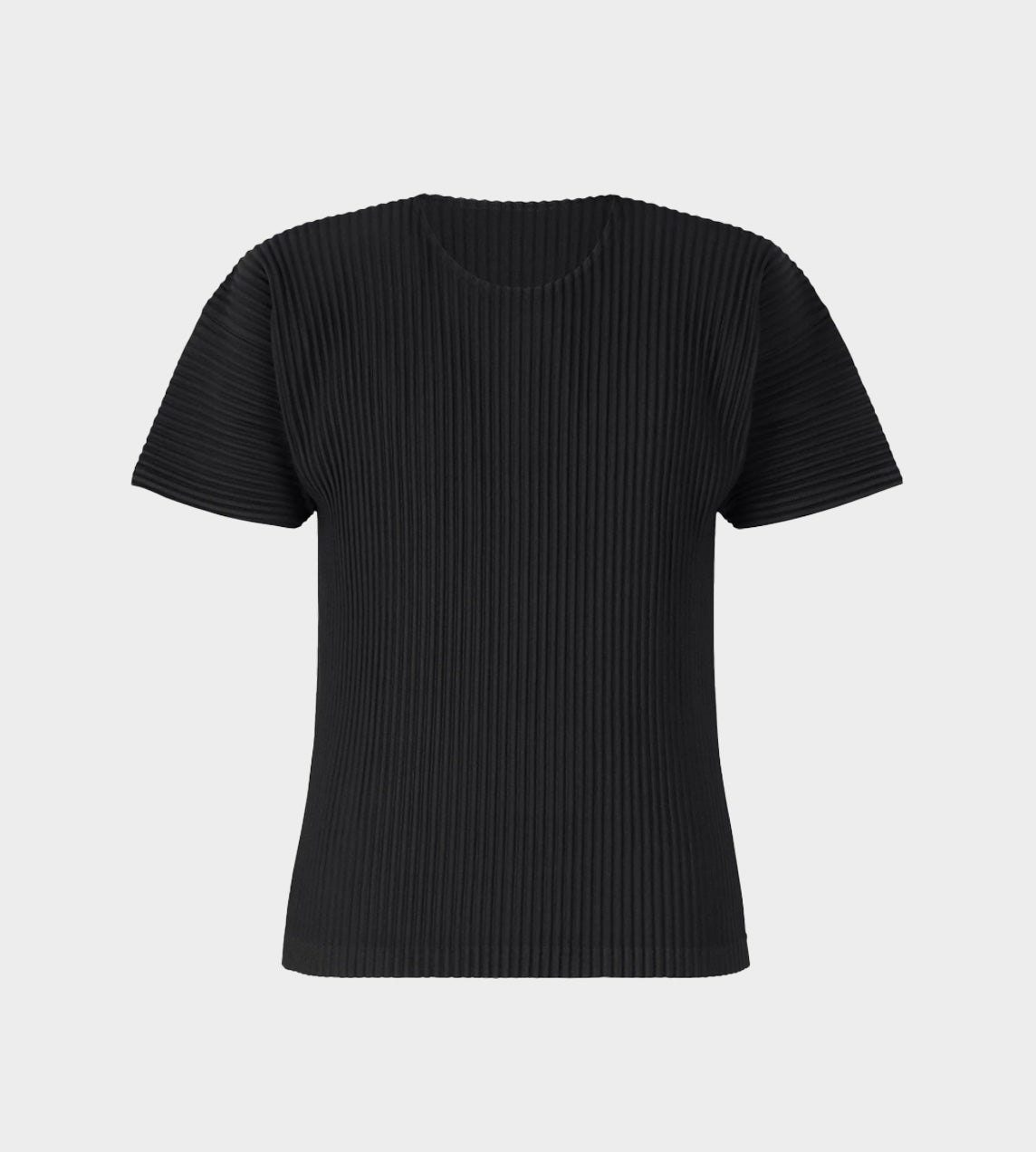 Homme Plisse Issey Miyake - Basic Pleated Short Sleeve T-shirt Black