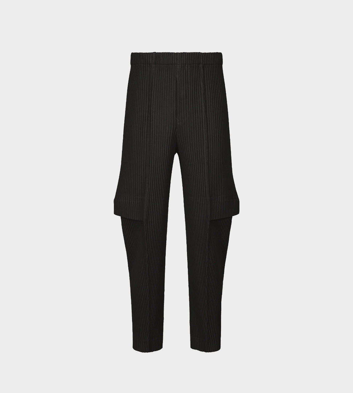 HOMME PLISSE ISSEY MIYAKE - Cargo Pleated pants Black