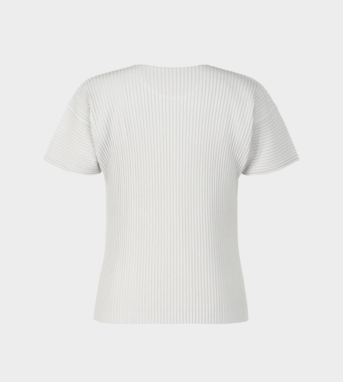 Homme Plisse Issey Miyake - Basic Pleated Short Sleeve T-shirt L.Grey